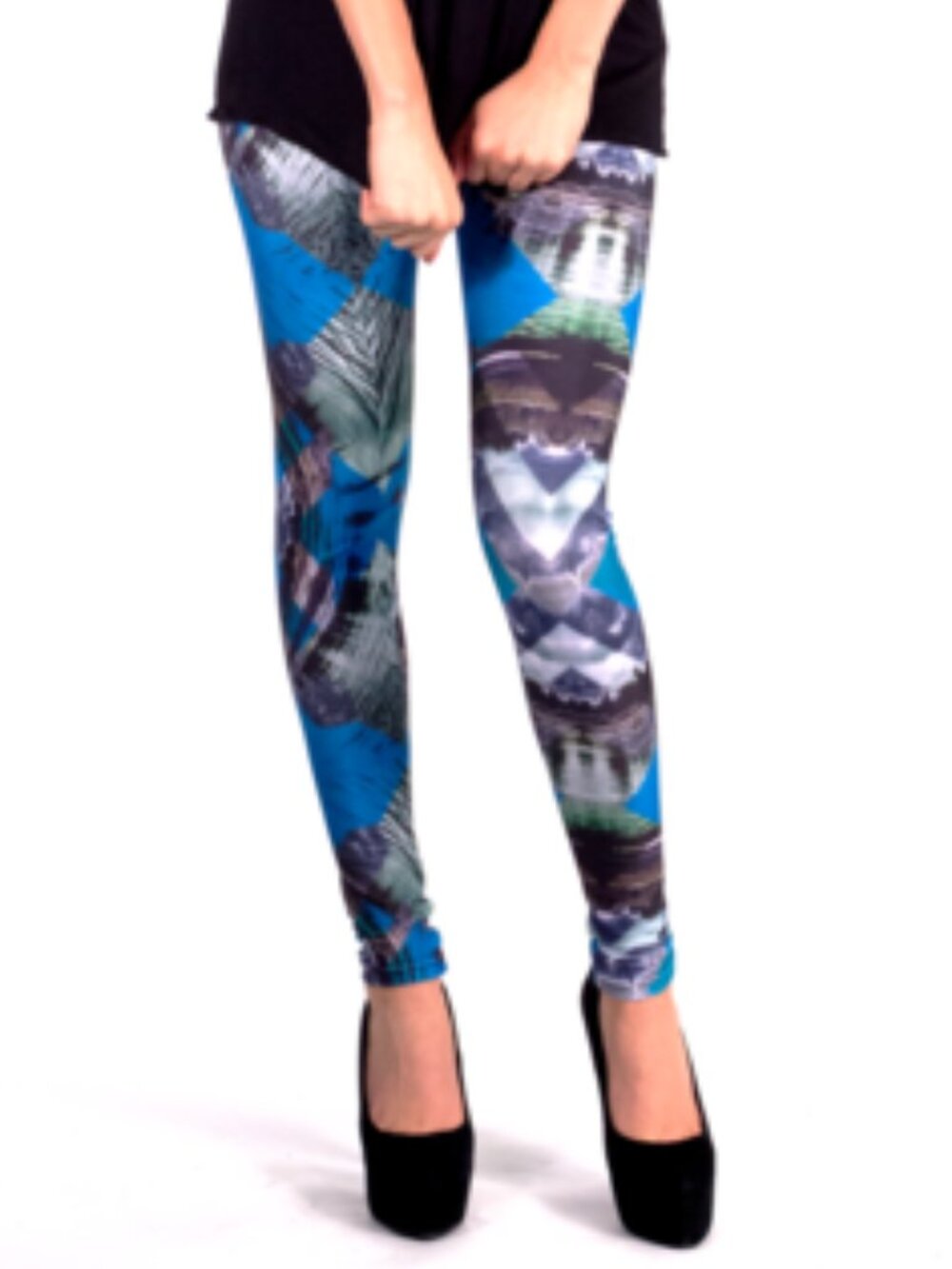 Symmetrex printed leggings, size S